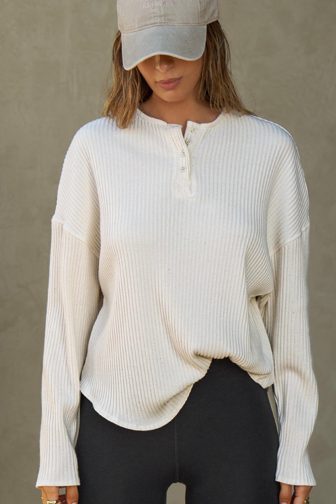 Henley Pullover - Natural Luxe Knit – JOAH BROWN®