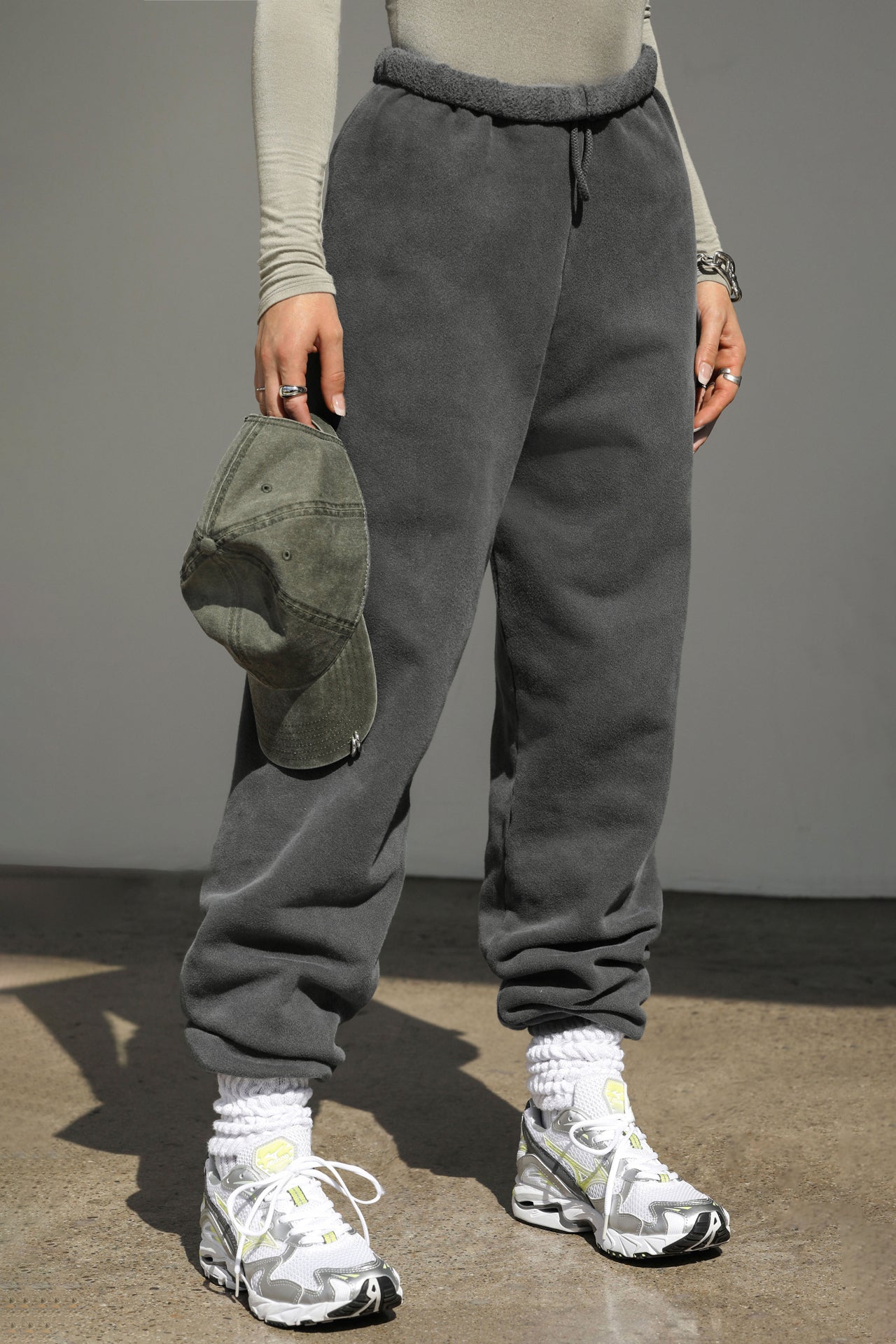 Oversized Jogger - Washed Black French Terry – JOAH BROWN®