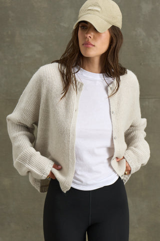 Button Front Knit Cardigan