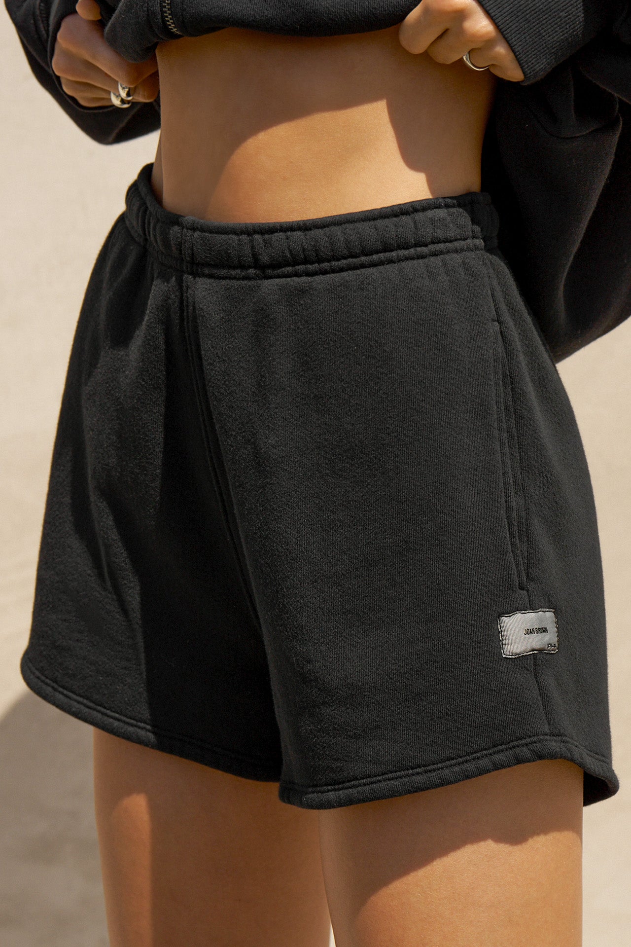 Classic Sweat Short - Black French Terry – JOAH BROWN®