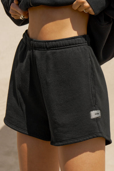 Classic Sweat Short - Black French Terry – JOAH BROWN®