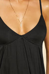 Cowl Back Mini Dress