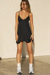 Cowl Back Mini Dress