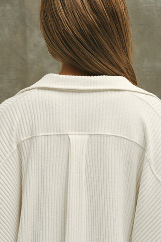 Deep V Zip Pullover