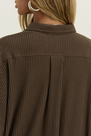 Deep V Zip Pullover