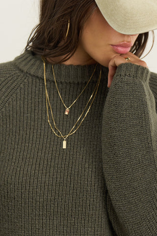 Crewneck Knit Sweater