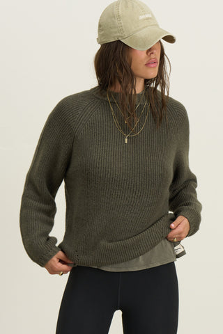 Crewneck Knit Sweater