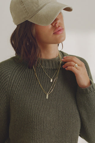 Crewneck Knit Sweater