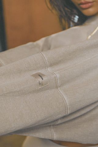 Slouchy Crop Long Sleeve