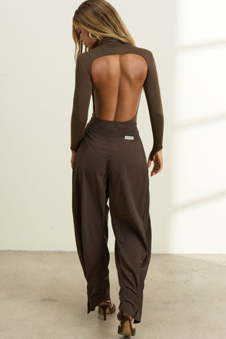 Open Back Turtleneck
