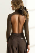 Open Back Turtleneck