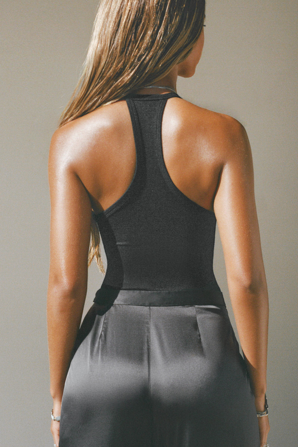 Plunge Racerback Tank - Black FlexRib® – JOAH BROWN®