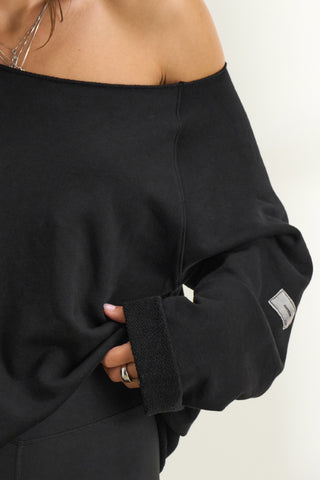 Slouchy Pullover Sweatshirt