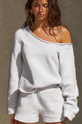Slouchy Pullover Sweatshirt