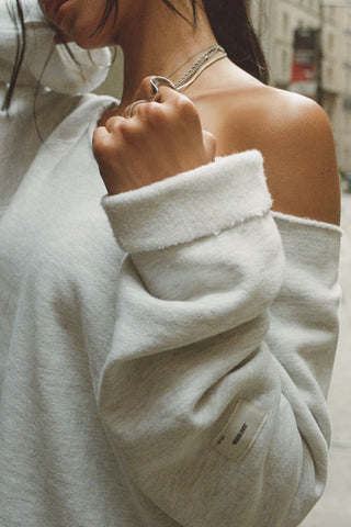 Slouchy Pullover Sweatshirt