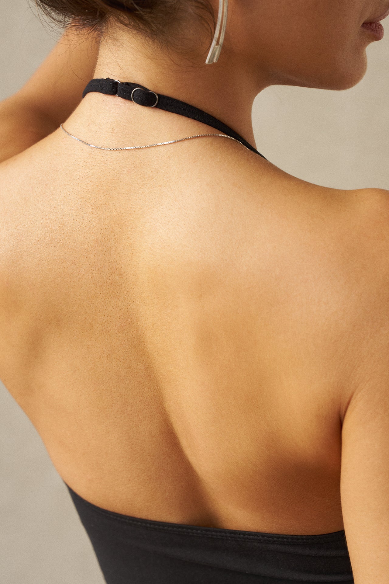 Halter Scoop Tank - Sueded Onyx – JOAH BROWN®