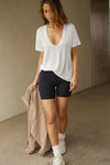 Plunge V Neck Tee
