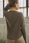 Relaxed V-Neck Cardigan
