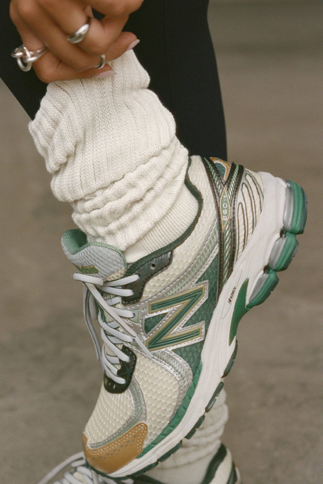Scrunched Rugby Socks Scrunch Sock - Off White – JOAH BROWN®