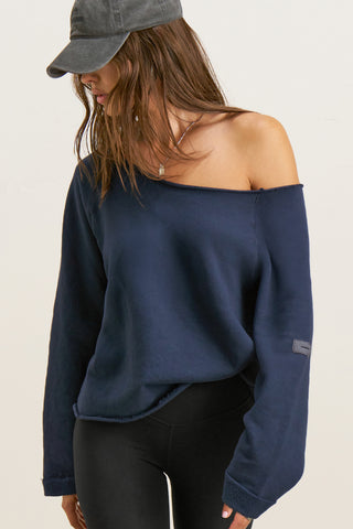 Slouchy Pullover Sweatshirt