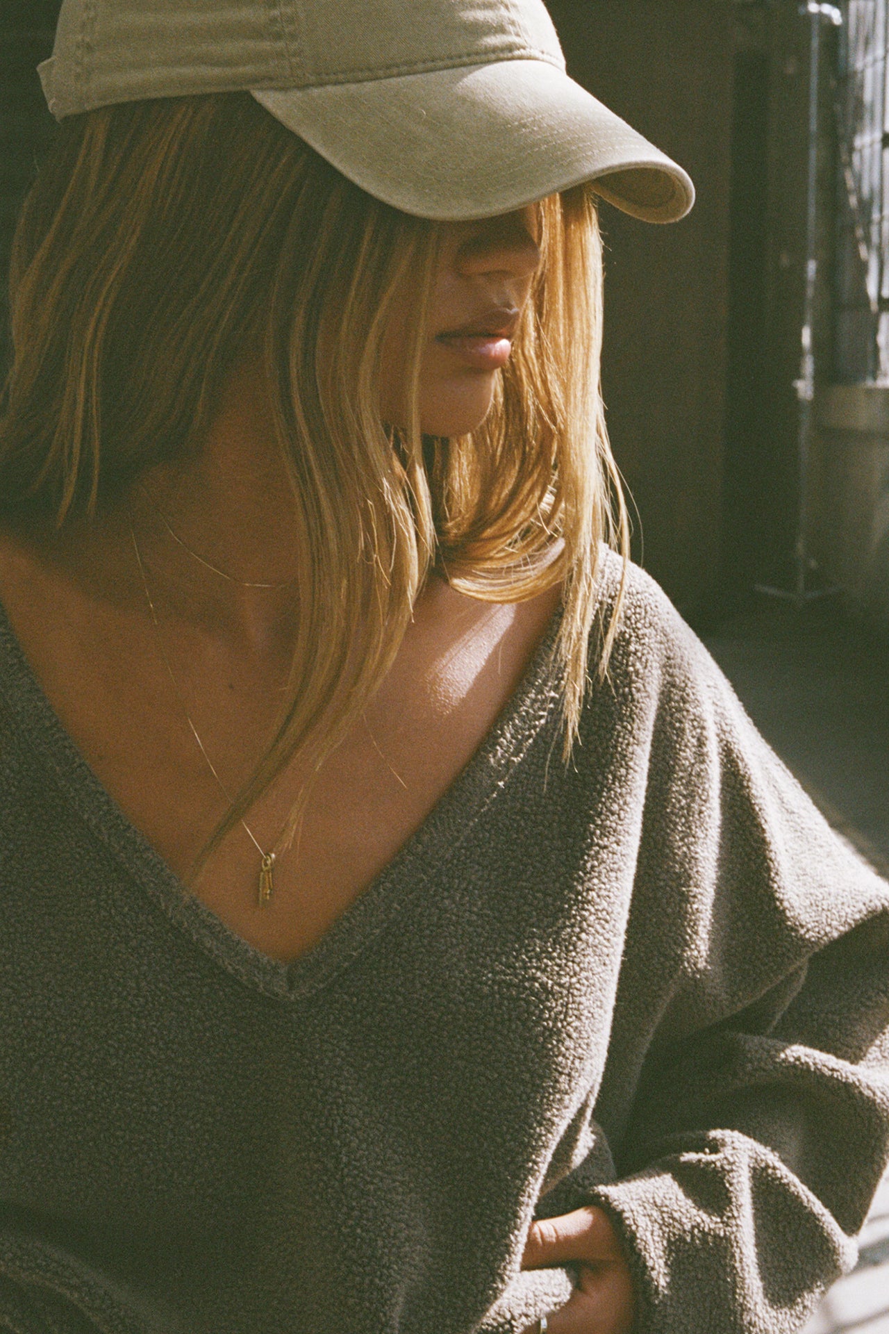 V Neck Pullover - Oakmoss Sherpa – JOAH BROWN®